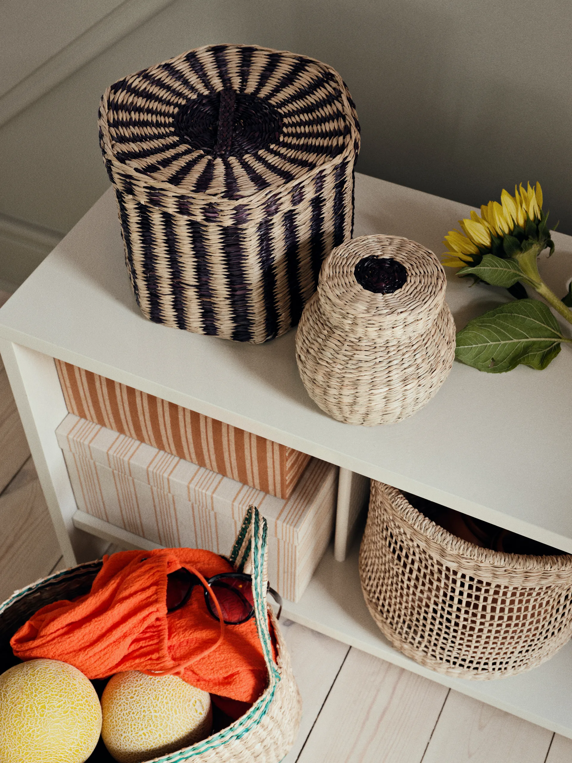 Zues korg 3 delar, Natural Broste Copenhagen