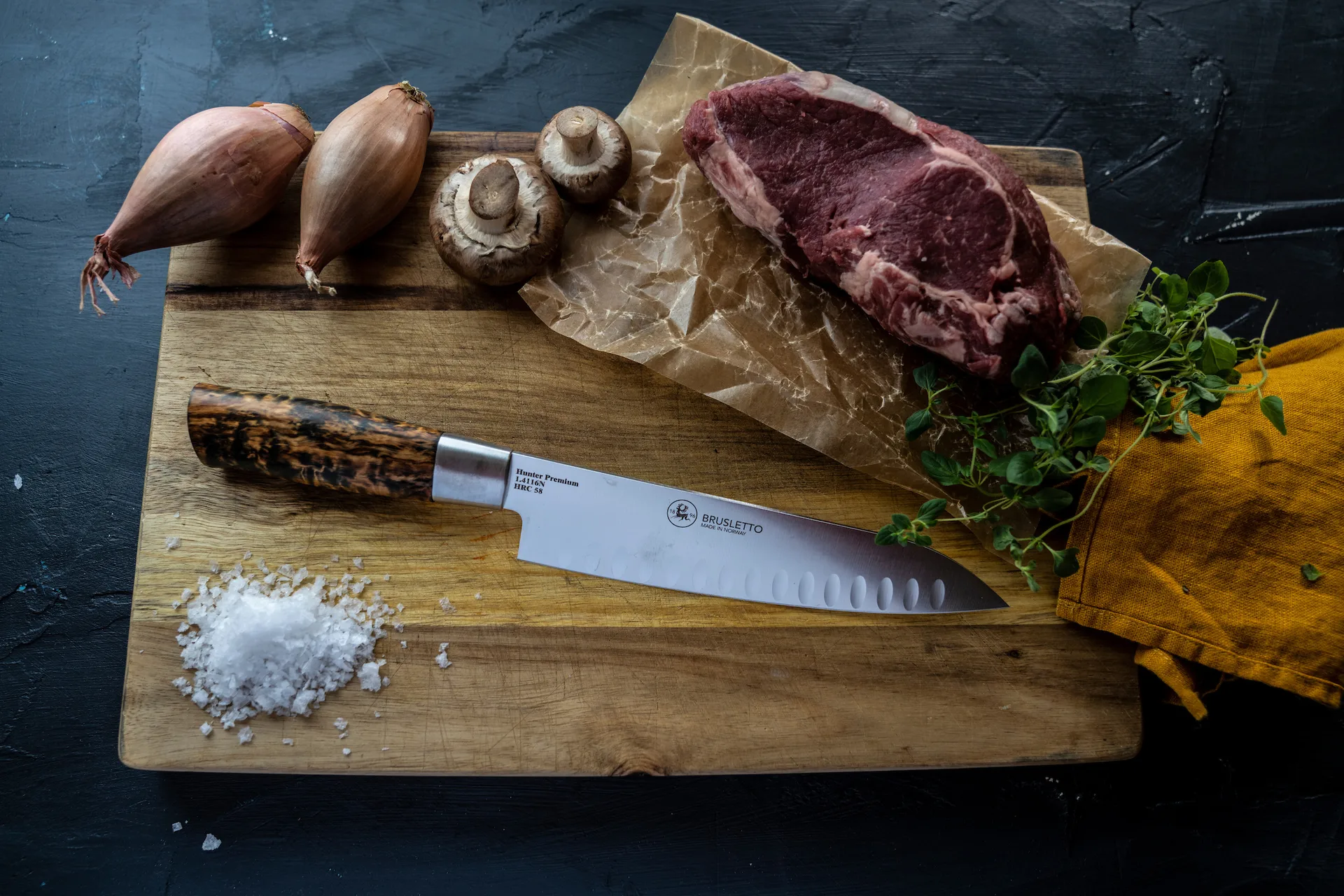 Hunter Premium Chef AP kockkniv, 31,5 cm Brusletto