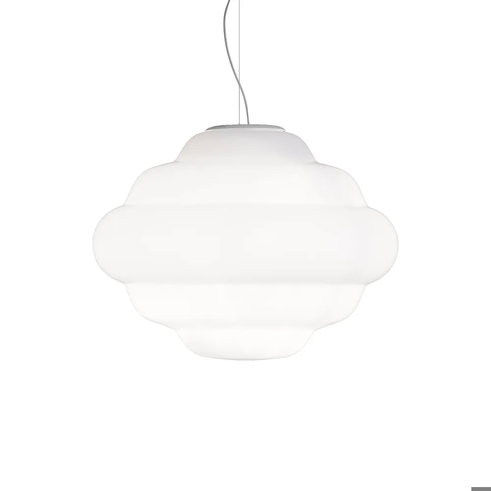 Bsweden Cloud pendel vit, opalglas utan färgfilter