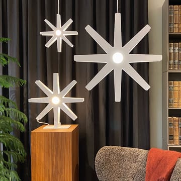 Fling 78 adventsstjärna - vit, vit sladd - Bsweden