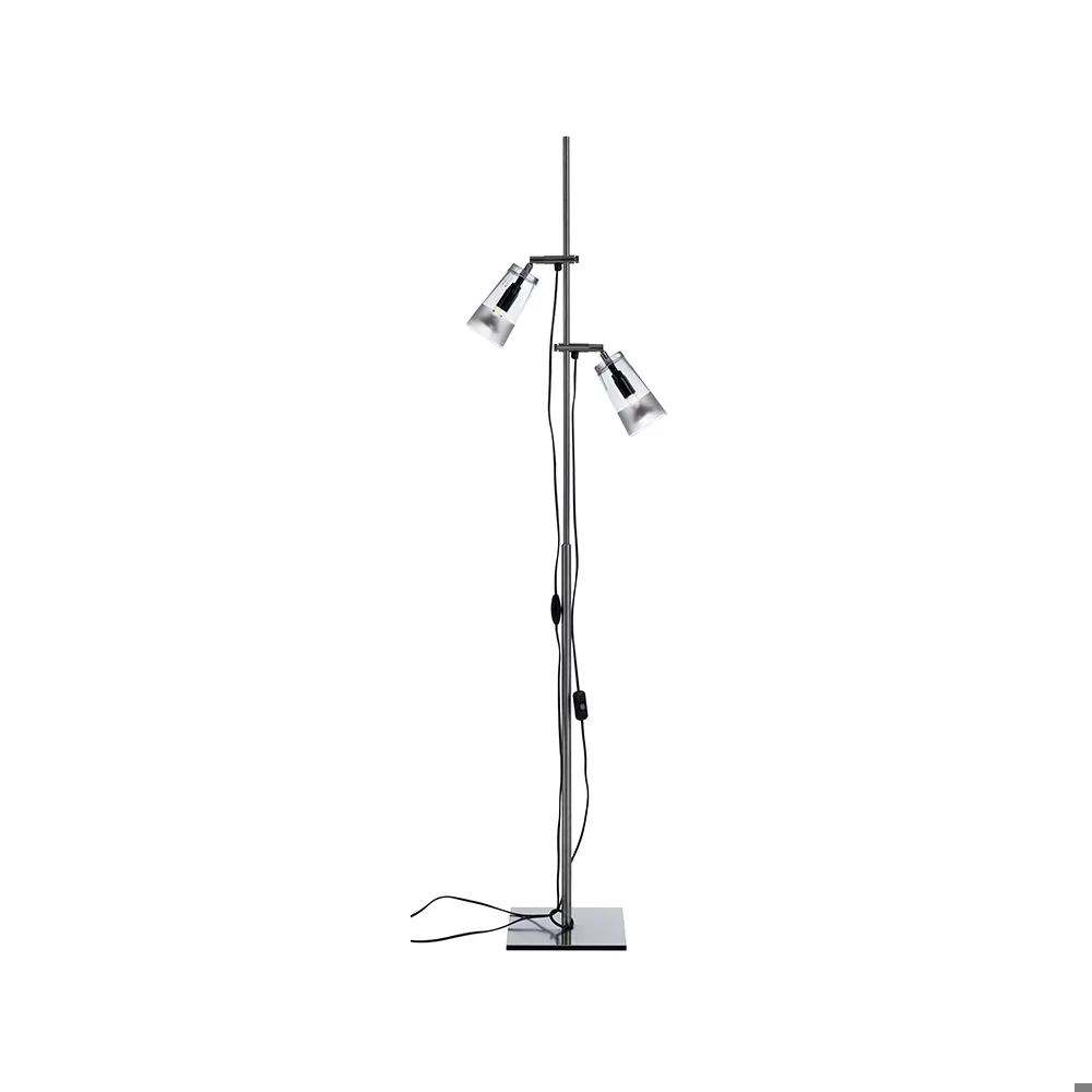 Bsweden Manhattan 16 golvlampa glas klar, frostat band