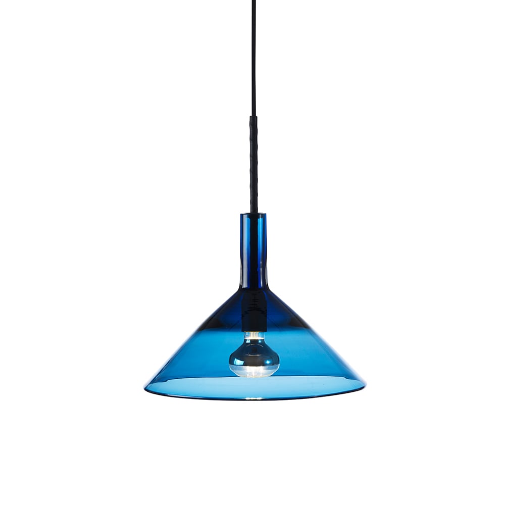 Bsweden Tratten pendel blå, led | Skandinavisk Design | Taklampor & Pendlar | Blå