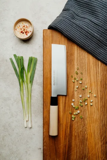 Nakiri grönsakshacka - Natur, 16,5 cm - Bunmei