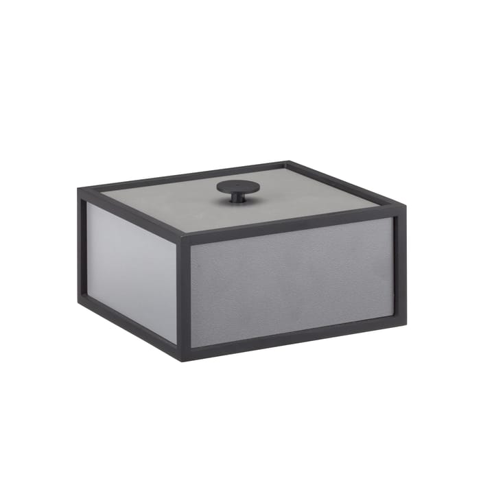 Frame 14 box med lock - mörkgrå - By Lassen