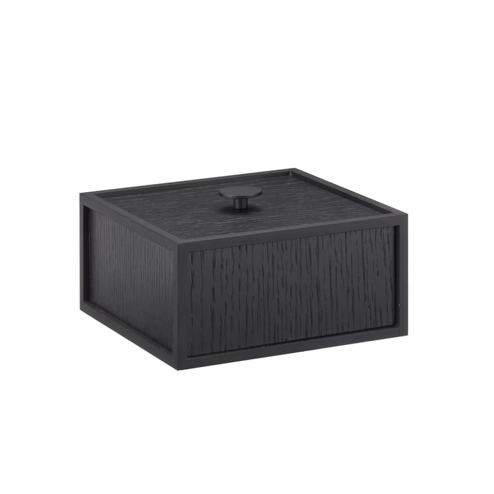 Frame 14 box med lock - svartbetsad ask - By Lassen