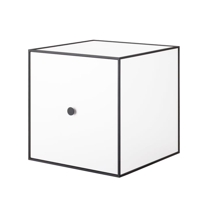 Frame 35 kub med dörr - vit - By Lassen