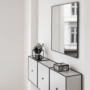 View spegel 70x70 cm - svart - By Lassen