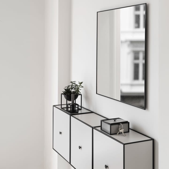 View spegel 70x70 cm - svart - By Lassen