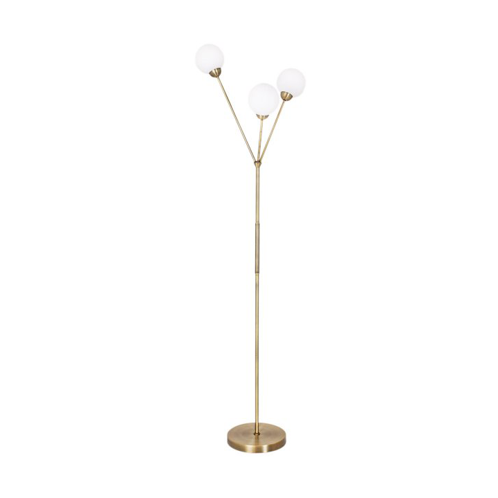 By Rydéns 3Some golvlampa 167 cm Antikmässing | Skandinavisk Design | Golvlampor | Guldfärgad