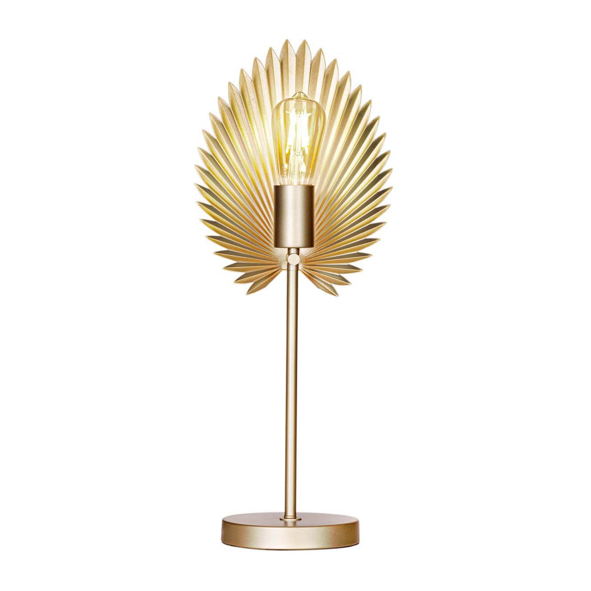 By Rydéns Aruba bordslampa 55 cm Mattguld | Skandinavisk Design | Bordslampor | Guldfärgad