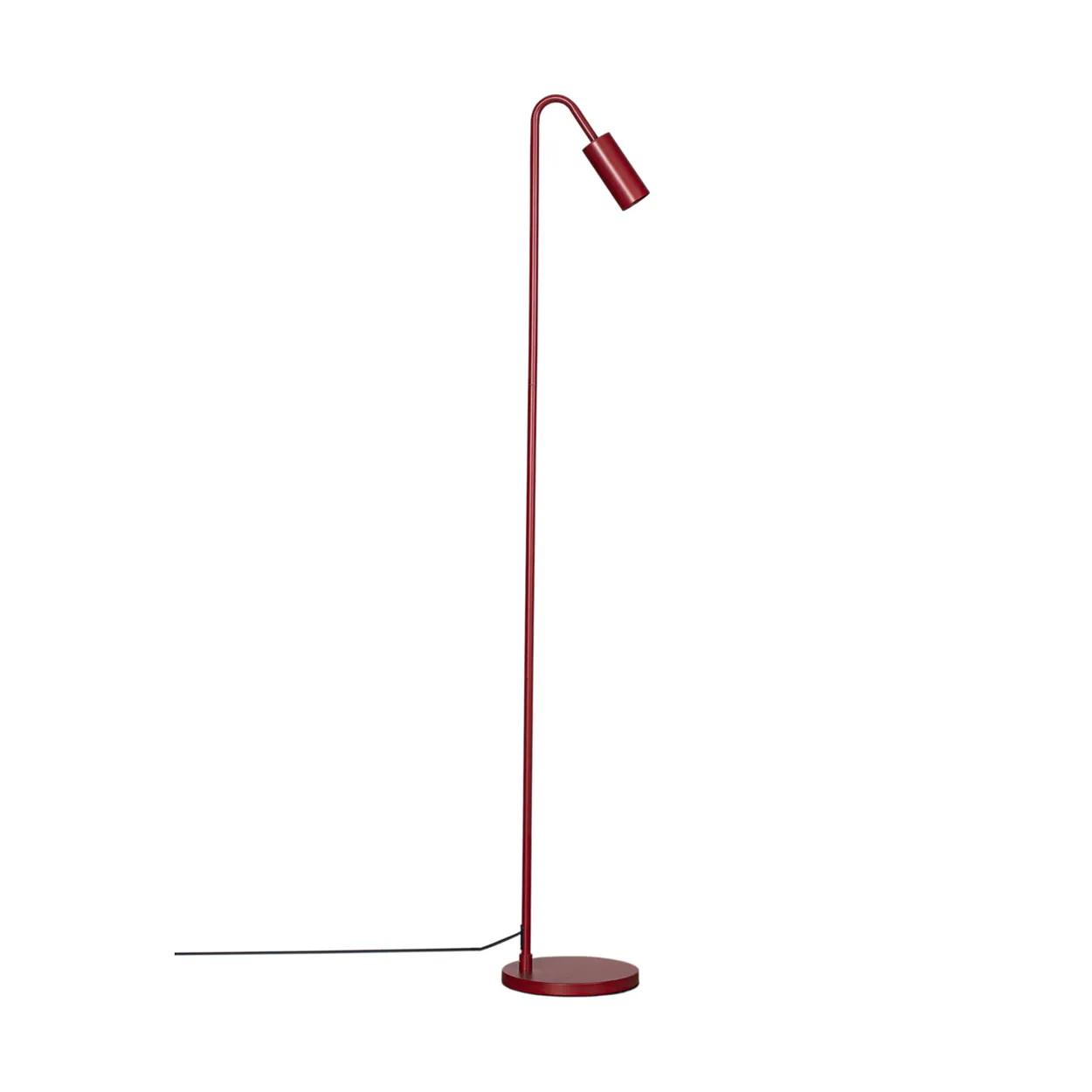 By Rydéns Curve golvlampa 146 cm Mörkröd | Skandinavisk Design | Golvlampor | Röd