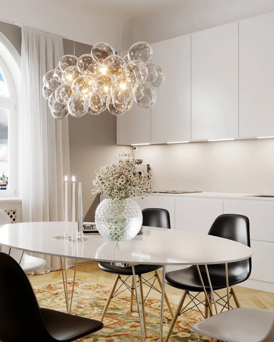 Gross Bar taklampa 80 cm, Mässing-klar By Rydéns