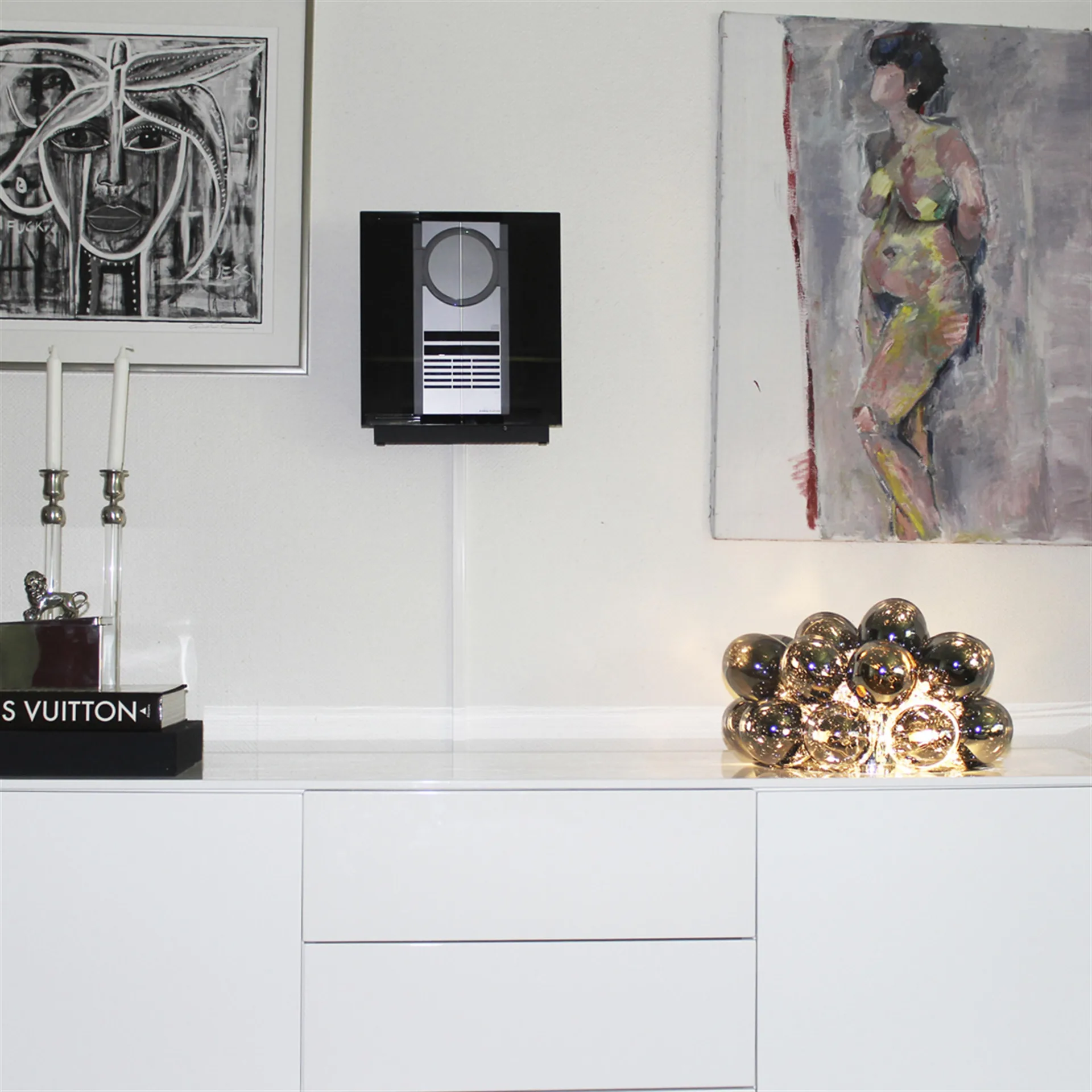 Gross bordslampa, rökgrå By Rydéns