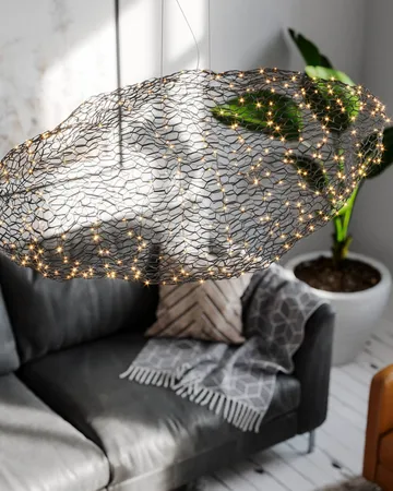 Hayden taklampa 115 cm - Matt svart - By Rydéns