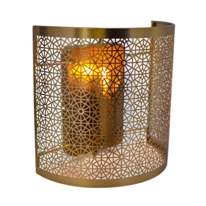 By Rydéns Hermine vägglampa 22 cm Mässing | Skandinavisk Design | Vägglampor | Guldfärgad