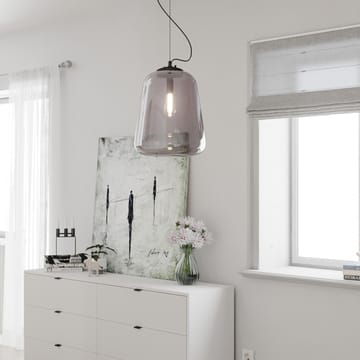 Leola taklampa Ø33 cm - Svart-rökgrå - By Rydéns