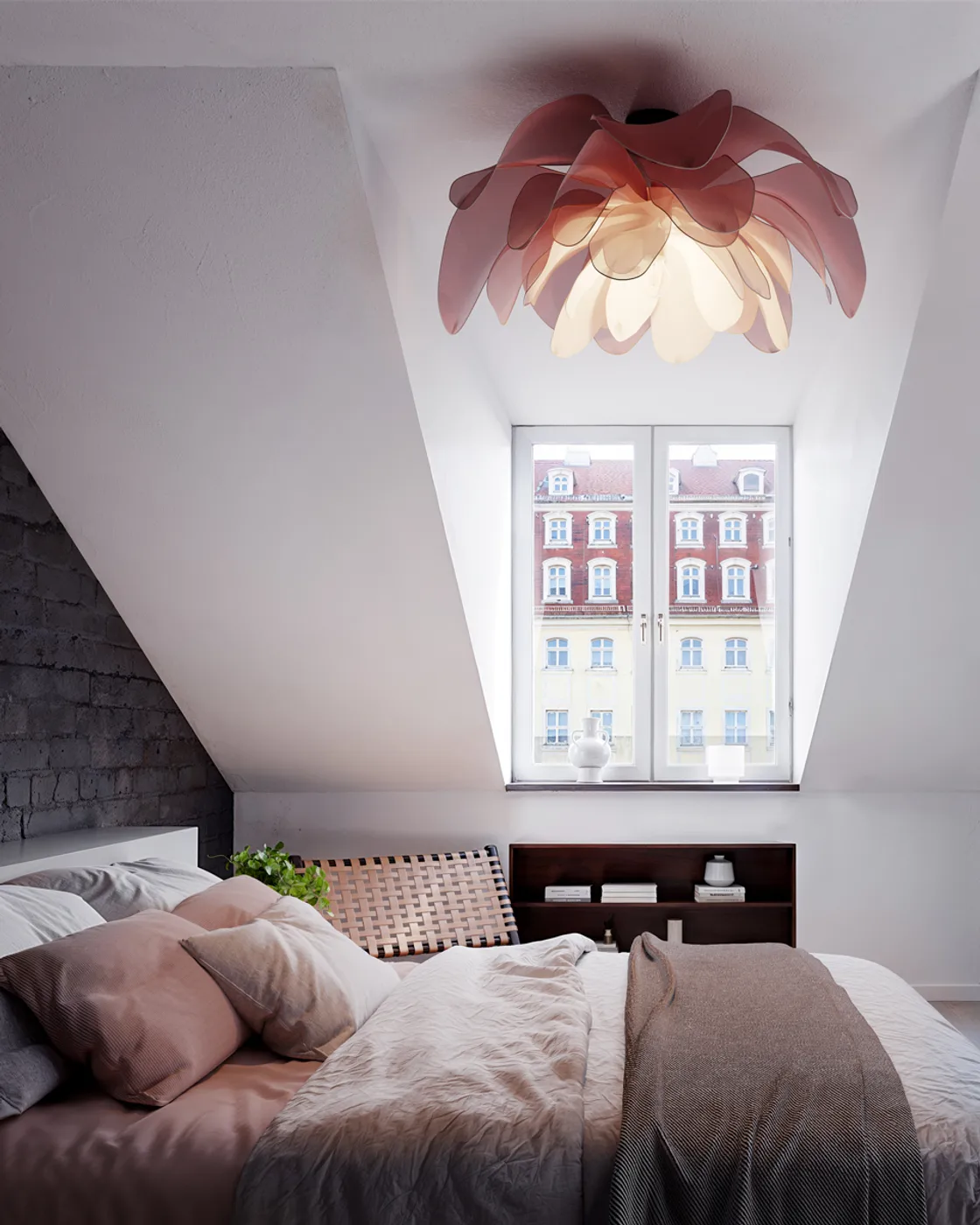 Lou Lou plafond Ø80 cm, Rosa By Rydéns