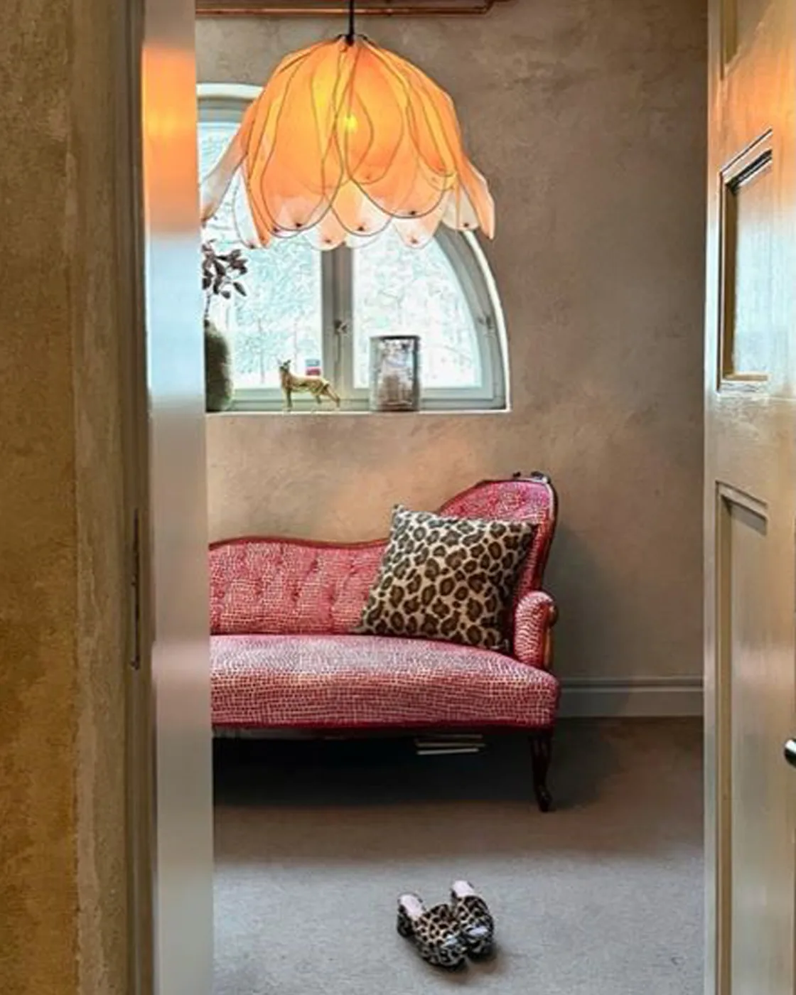 Lou Lou taklampa Ø80 cm, Rosa By Rydéns