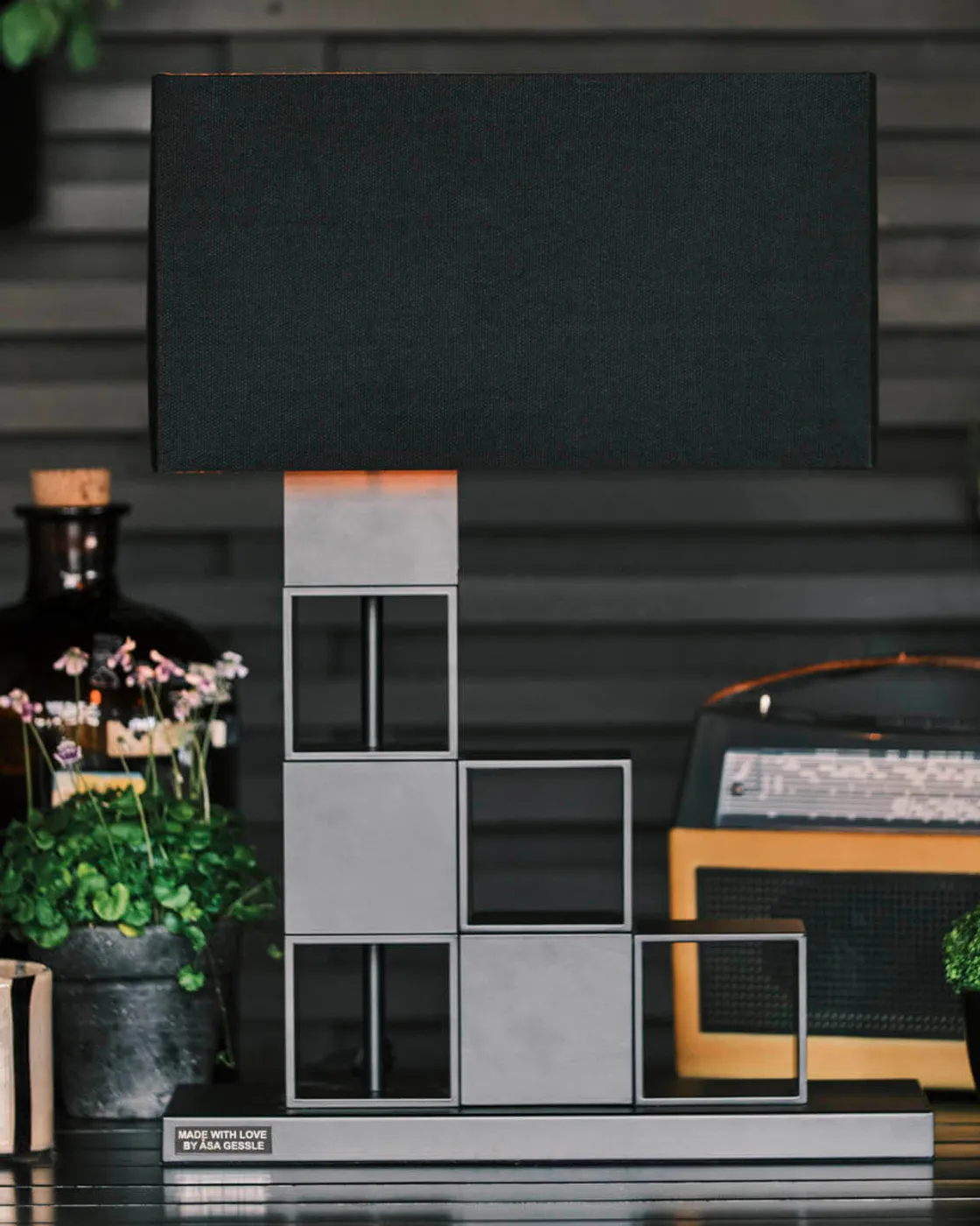 Love Is All bordslampa 55,5 cm, Matt svart By Rydéns