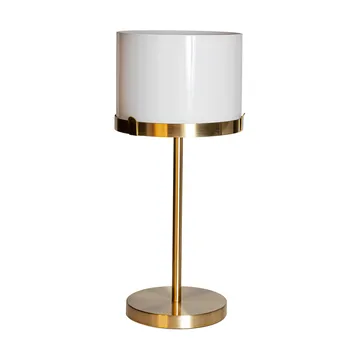 Marcel bordslampa 55 cm - Mässing-vit - By Rydéns