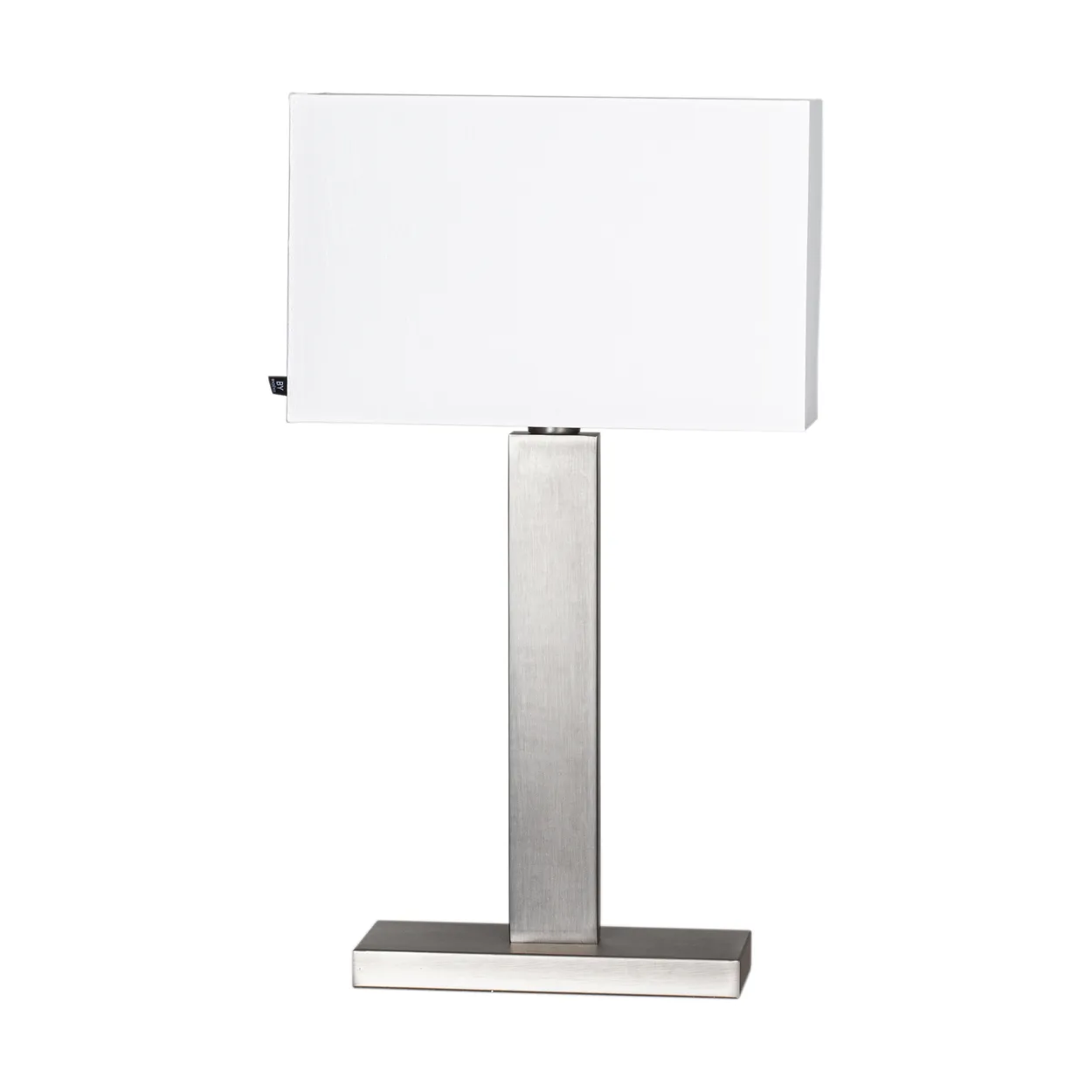 By Rydéns Prime bordslampa 69 cm Borstad stål-vit skärm