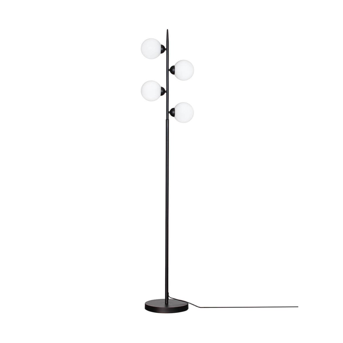 By Rydéns Punto golvlampa 160 cm Matt svart | Skandinavisk Design | Golvlampor | Svart
