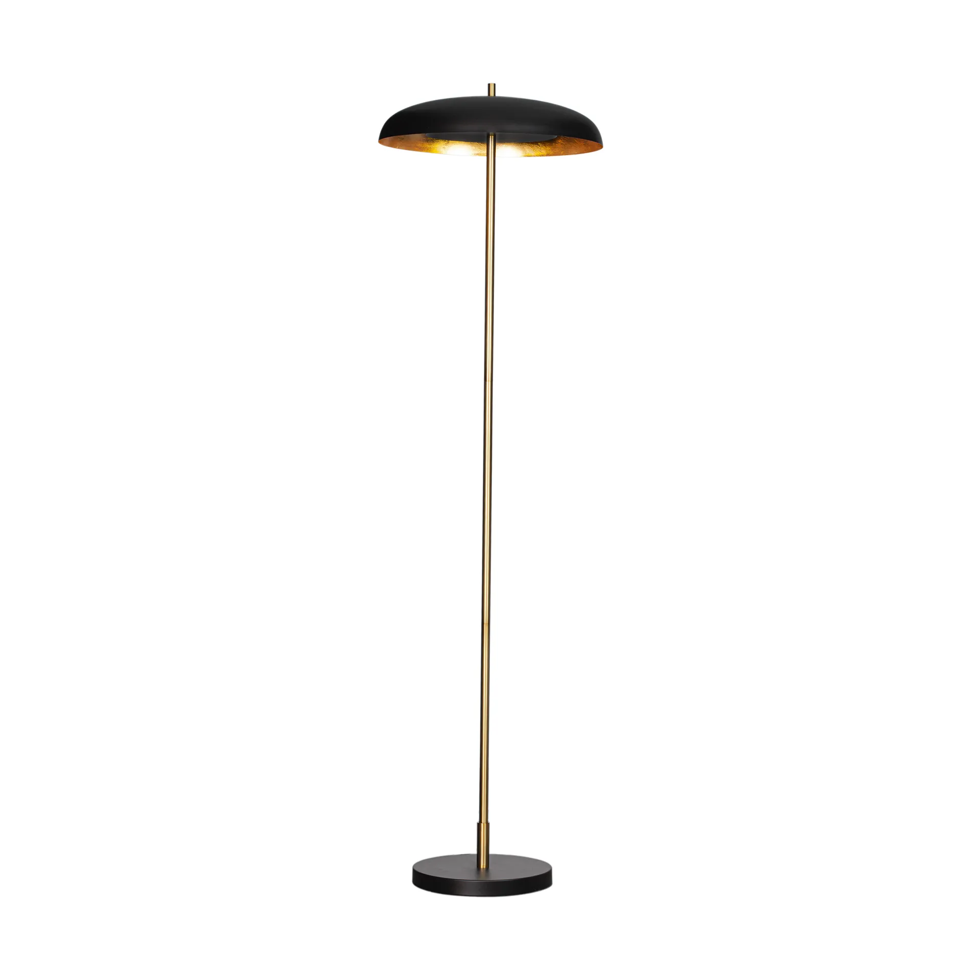 Shelby golvlampa 160 cm, Svart-guld By Rydéns