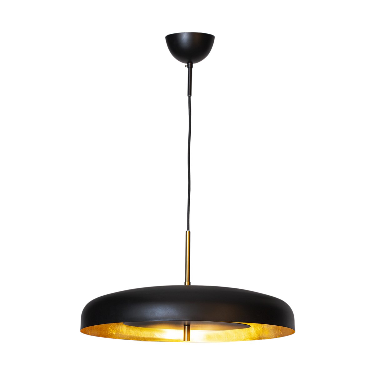 By Rydéns Shelby taklampa 50 cm Svart-guld | Skandinavisk Design | Plafonder | Svart