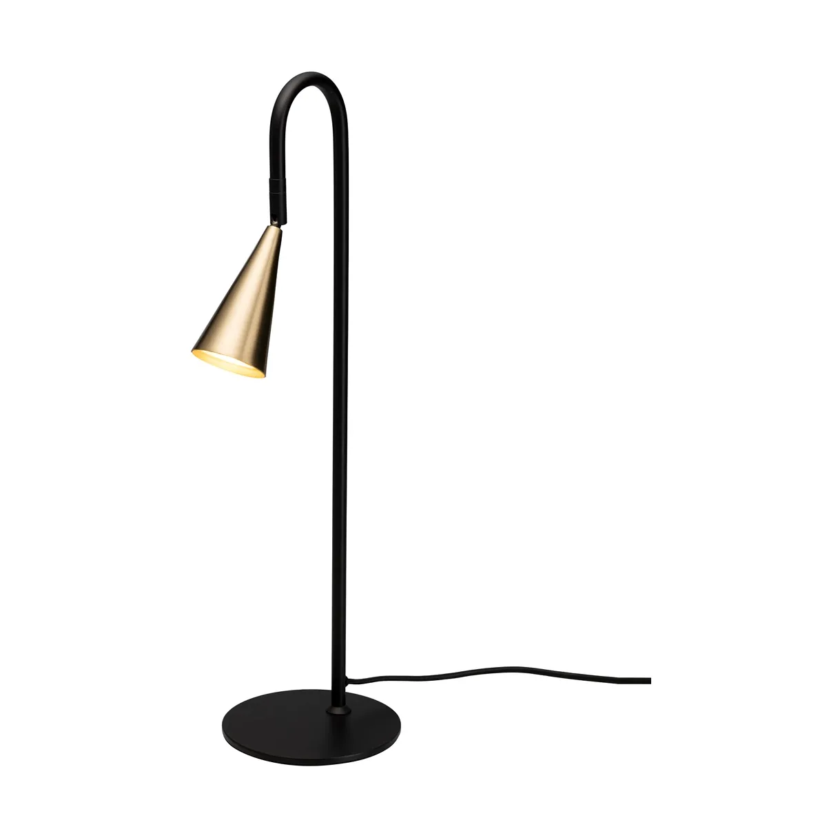 Spline bordslampa, Svart-mässing, 55 cm By Rydéns