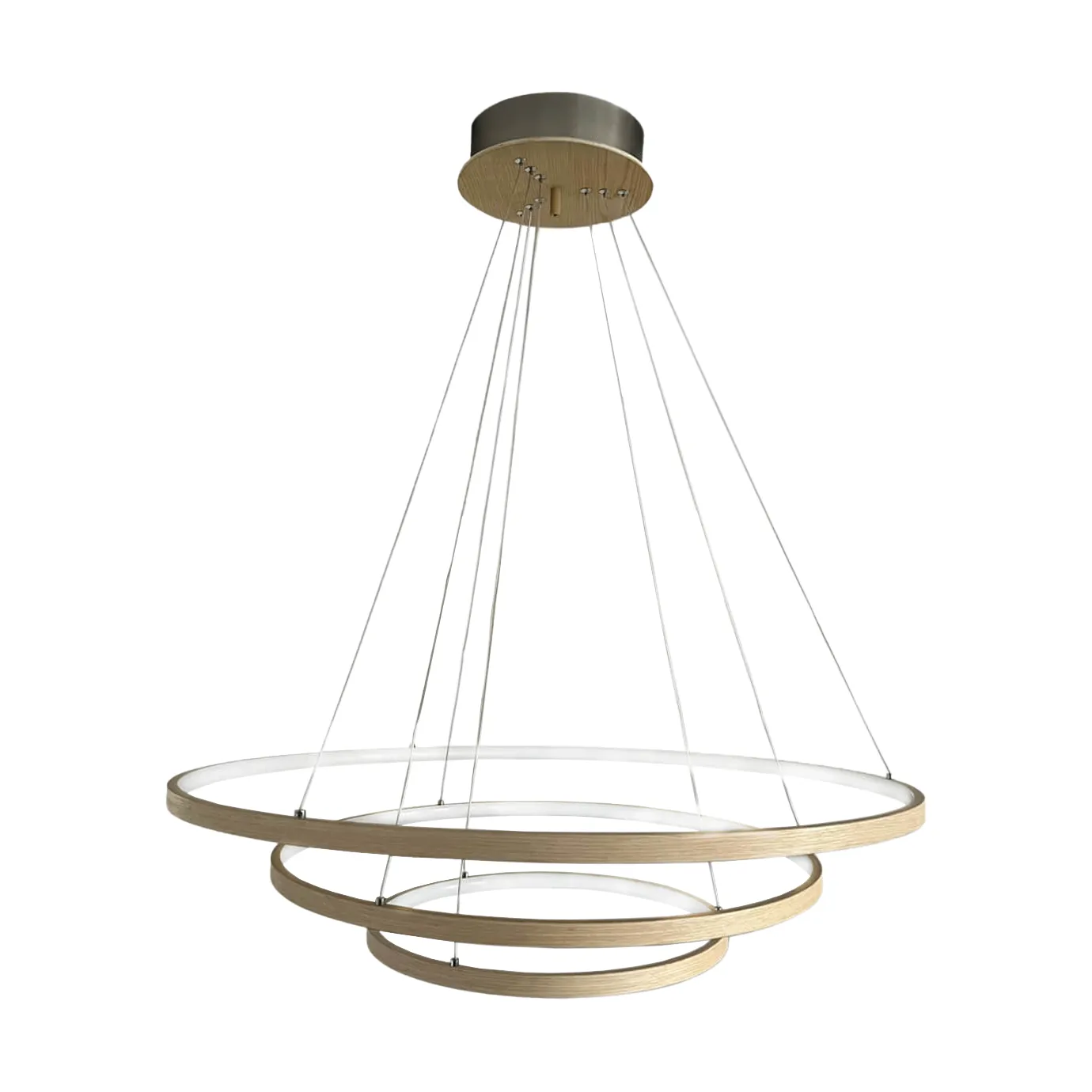 Trione taklampa Ø80 cm, Natur By Rydéns