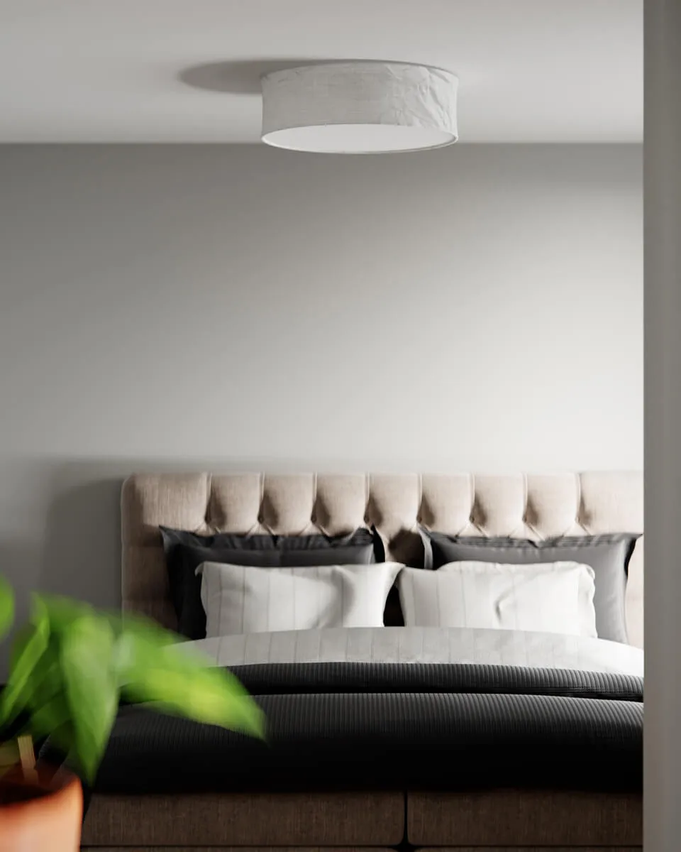 Vita plafond Ø60 cm, Vit By Rydéns