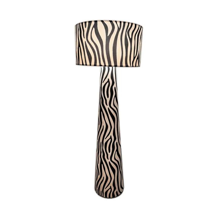 Zany Zebra golvlampa - Svart-vit, 144 cm - By Rydéns