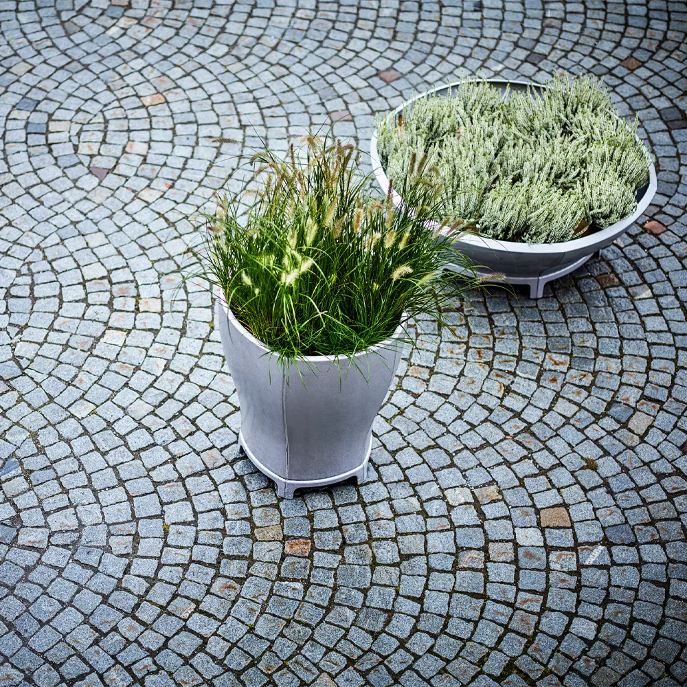 Blom växtkärl, Svart, stor Byarums bruk