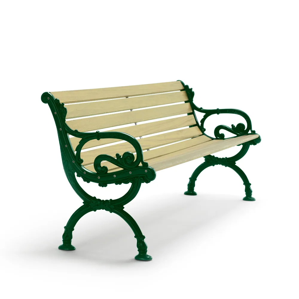 Byarum soffa, Furu impregnering, grönt stativ, 155 cm Byarums bruk