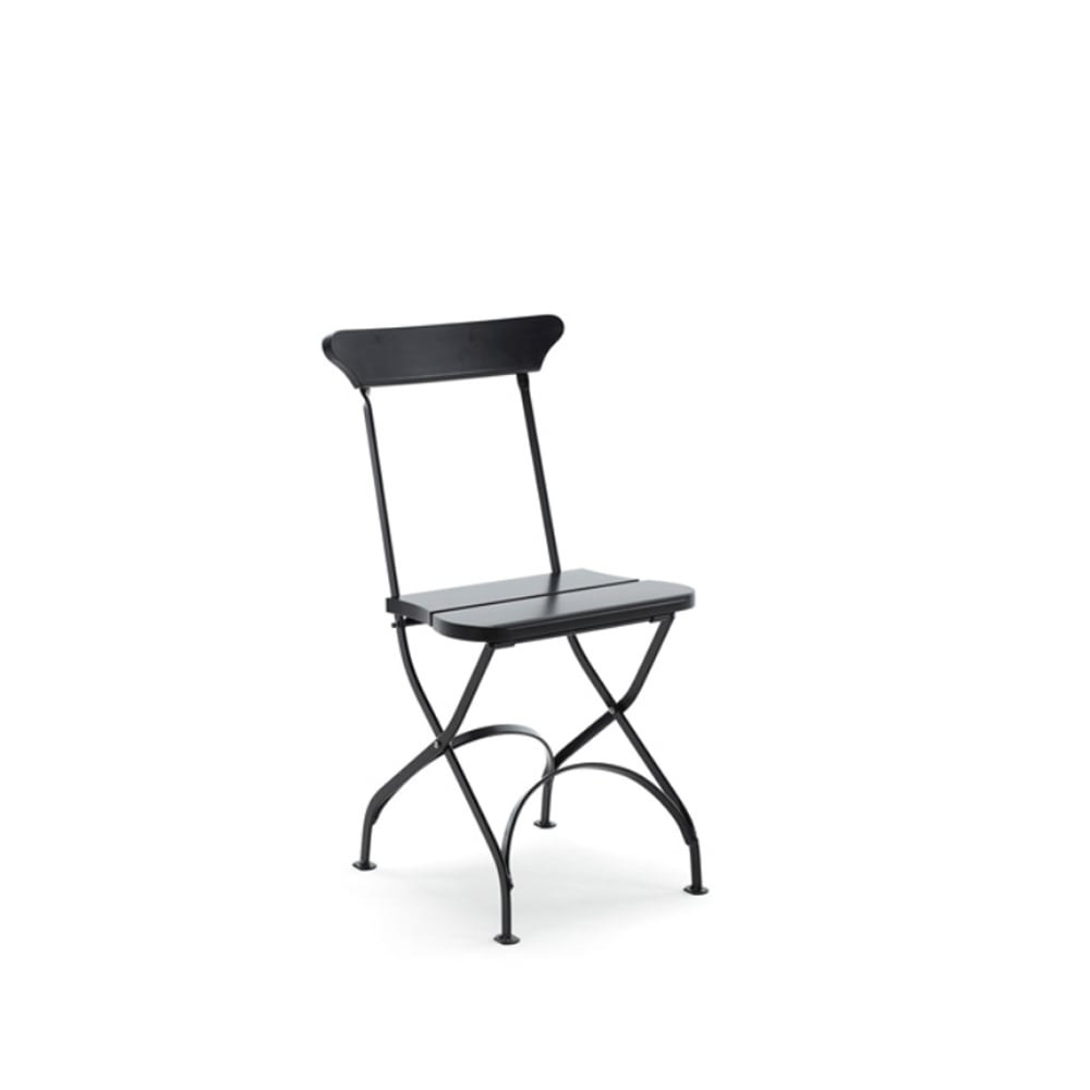 Byarums bruk Classic No.2 stol Svart, svart stativ | Skandinavisk Design | Trädgårdsstolar | Svart