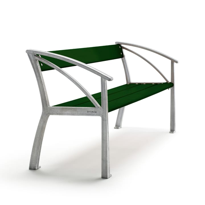 Vasa soffa - Grön, rå aluminiumstativ - Byarums bruk