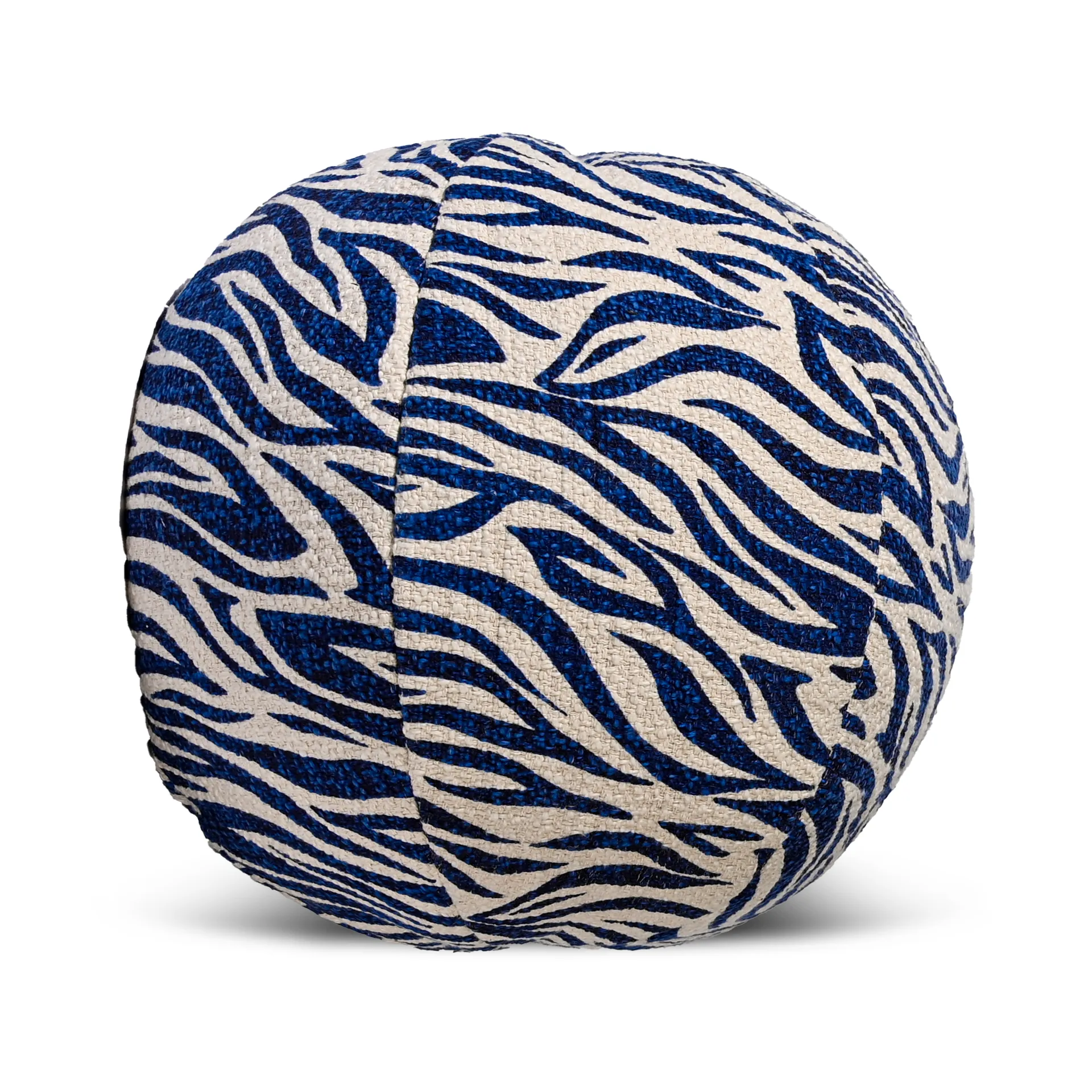 Anima kudde Ø35 cm, Zebra-blå Byon