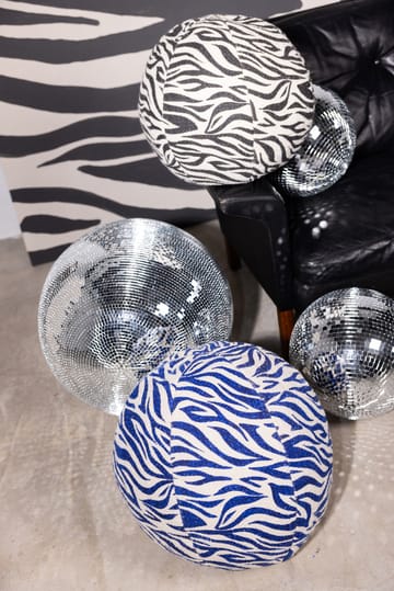 Anima kudde Ø35 cm - Zebra-blå - Byon
