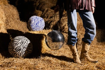 Anima kudde L 40x60 cm - Zebra-svart - Byon