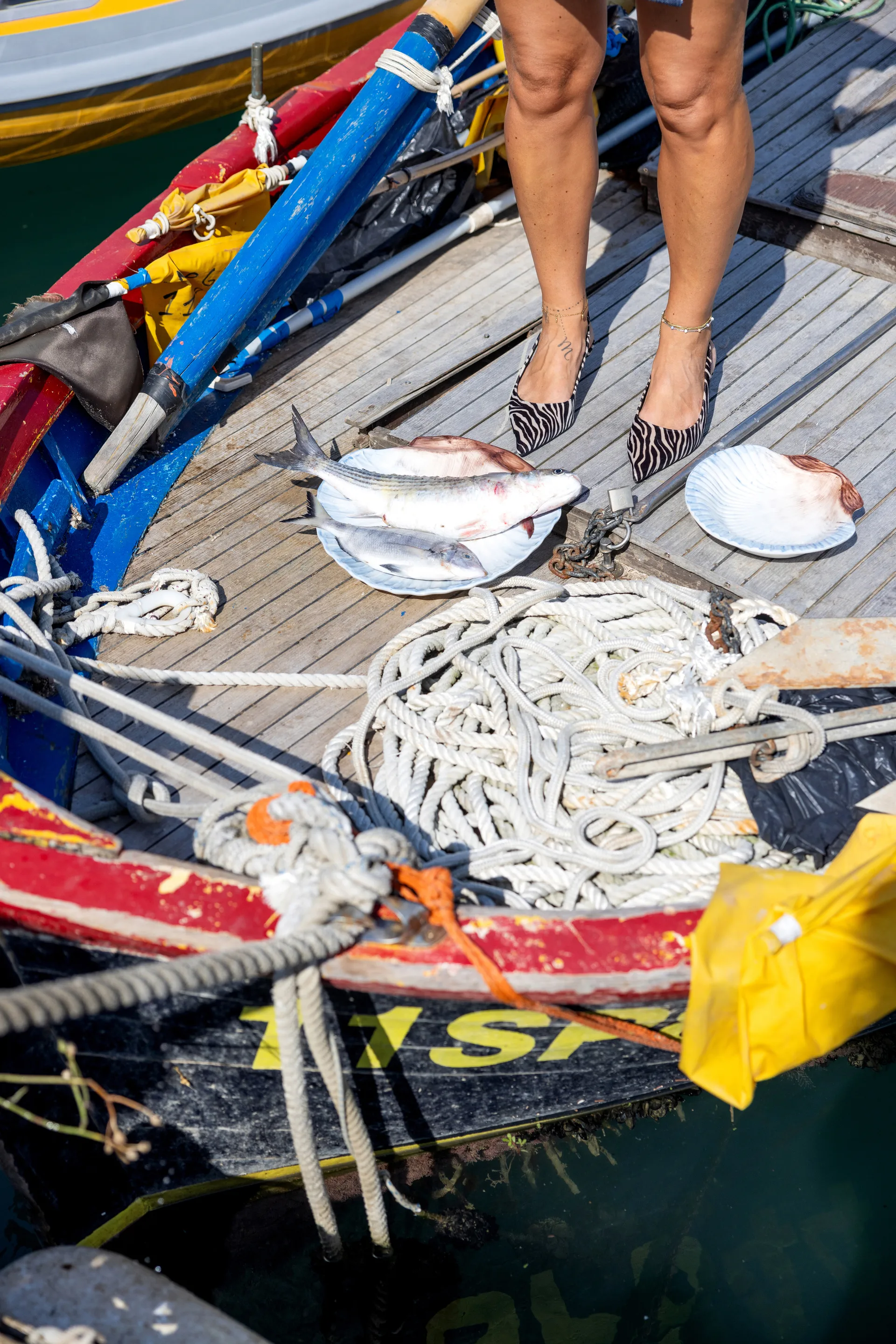 Armona uppläggningsfat 32x32,5 cm, Ljusblå Byon