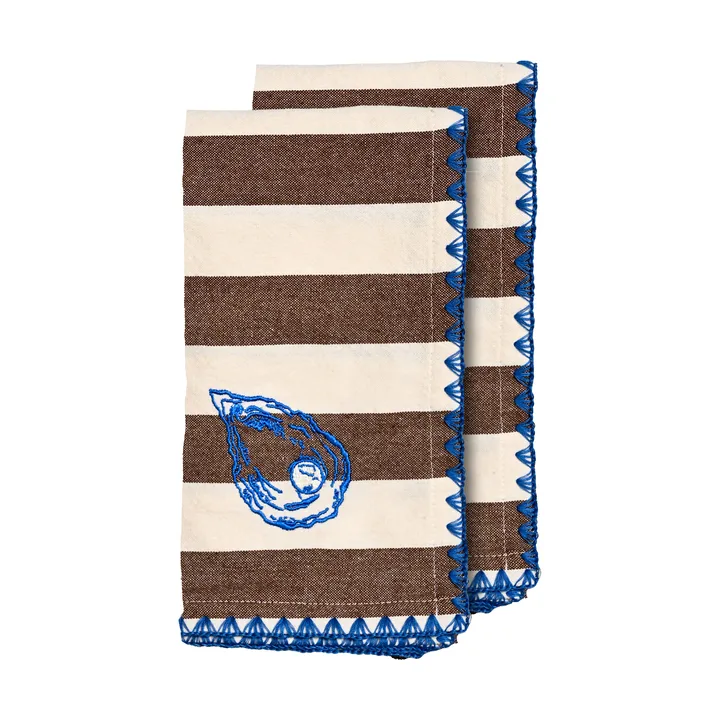 Bubba kökshandduk 50x70 cm 2-pack - Oyster - Byon