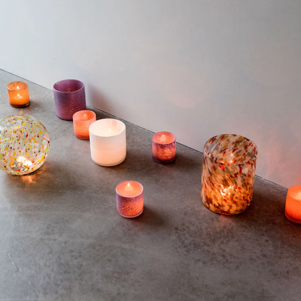 Calore ljuslykta-vas M Ø15 cm, Coral Byon