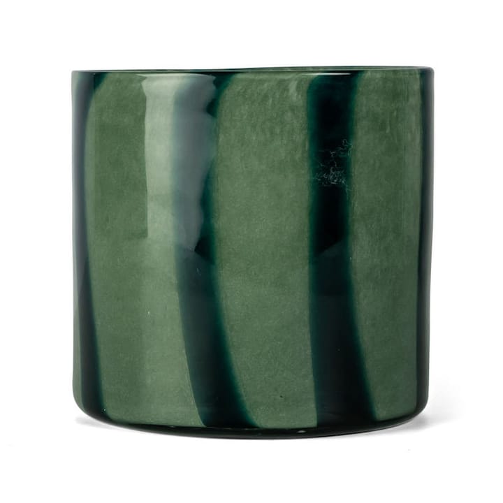 Calore ljuslykta-vas M Ø15 cm - Green-dark green - Byon