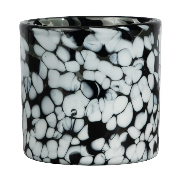 Calore ljuslykta XS Ø10 cm - Black-white - Byon