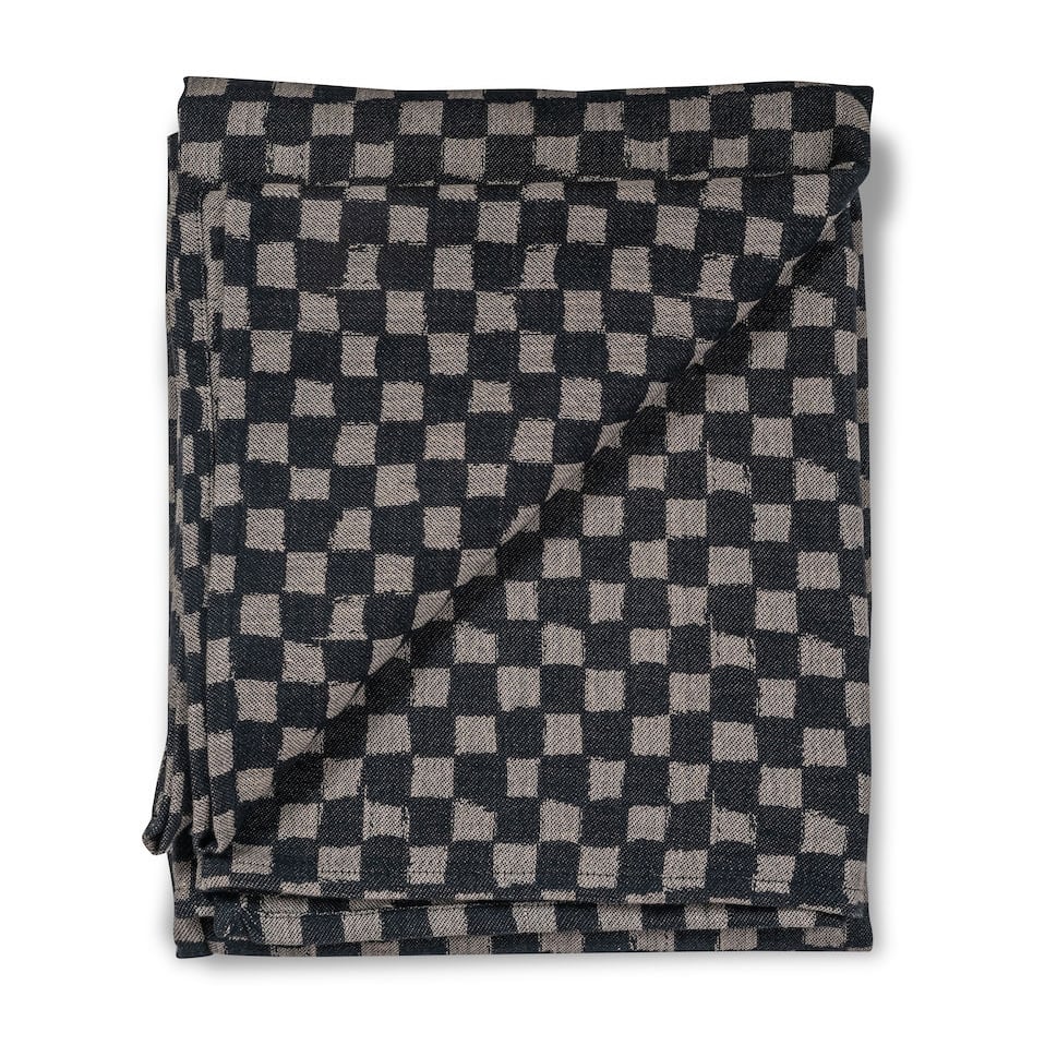 Byon Checki duk 150x250 cm Svart | Skandinavisk Design | Dukar | Svart
