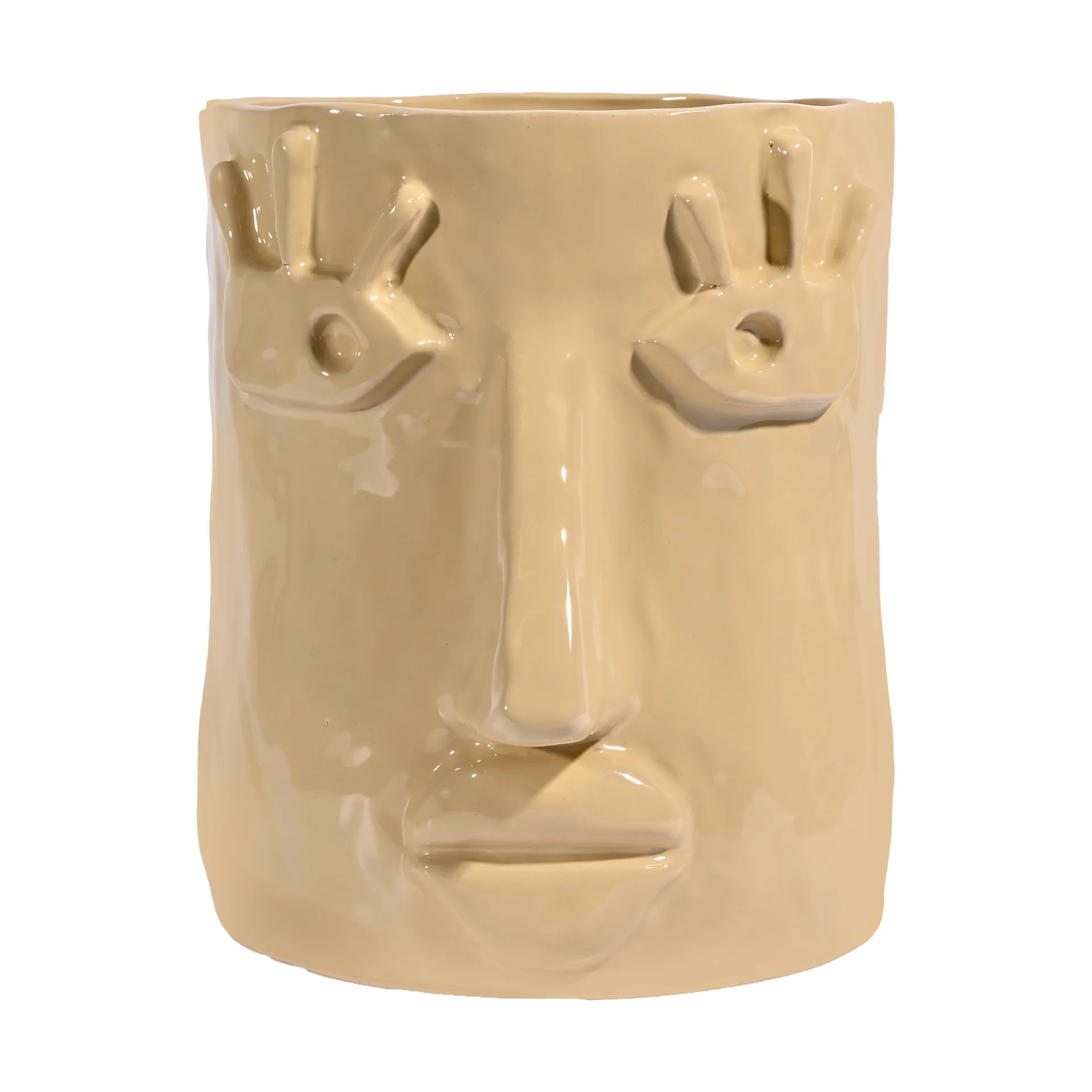 Facy kruka L 24x19x22 cm, Beige Byon