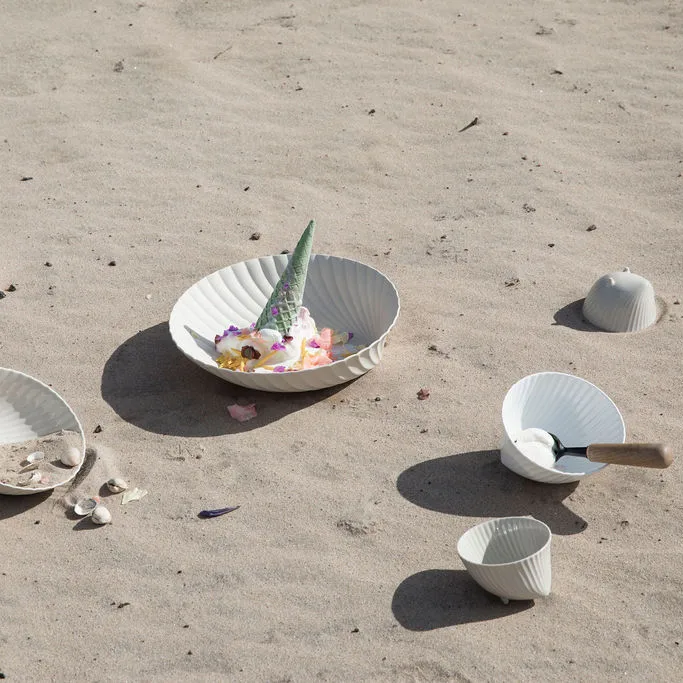 Frances serveringsskål S, Vit Byon