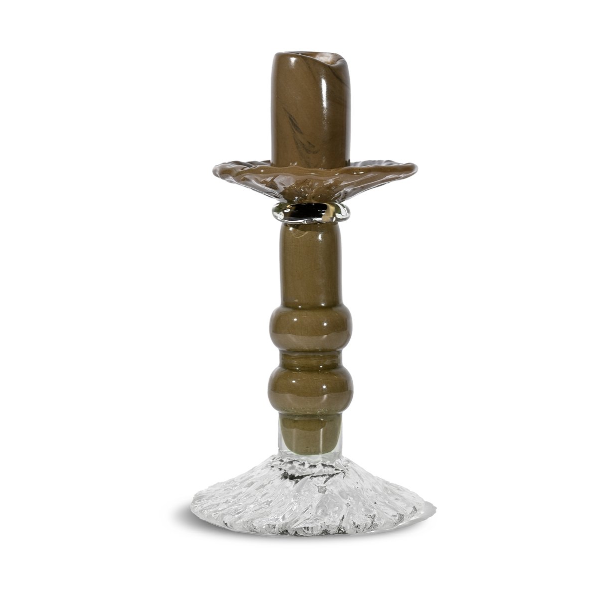 Byon Lara ljusstake S 22 cm Grön-klar | Skandinavisk Design | Ljuslyktor & Ljusfat | Grön