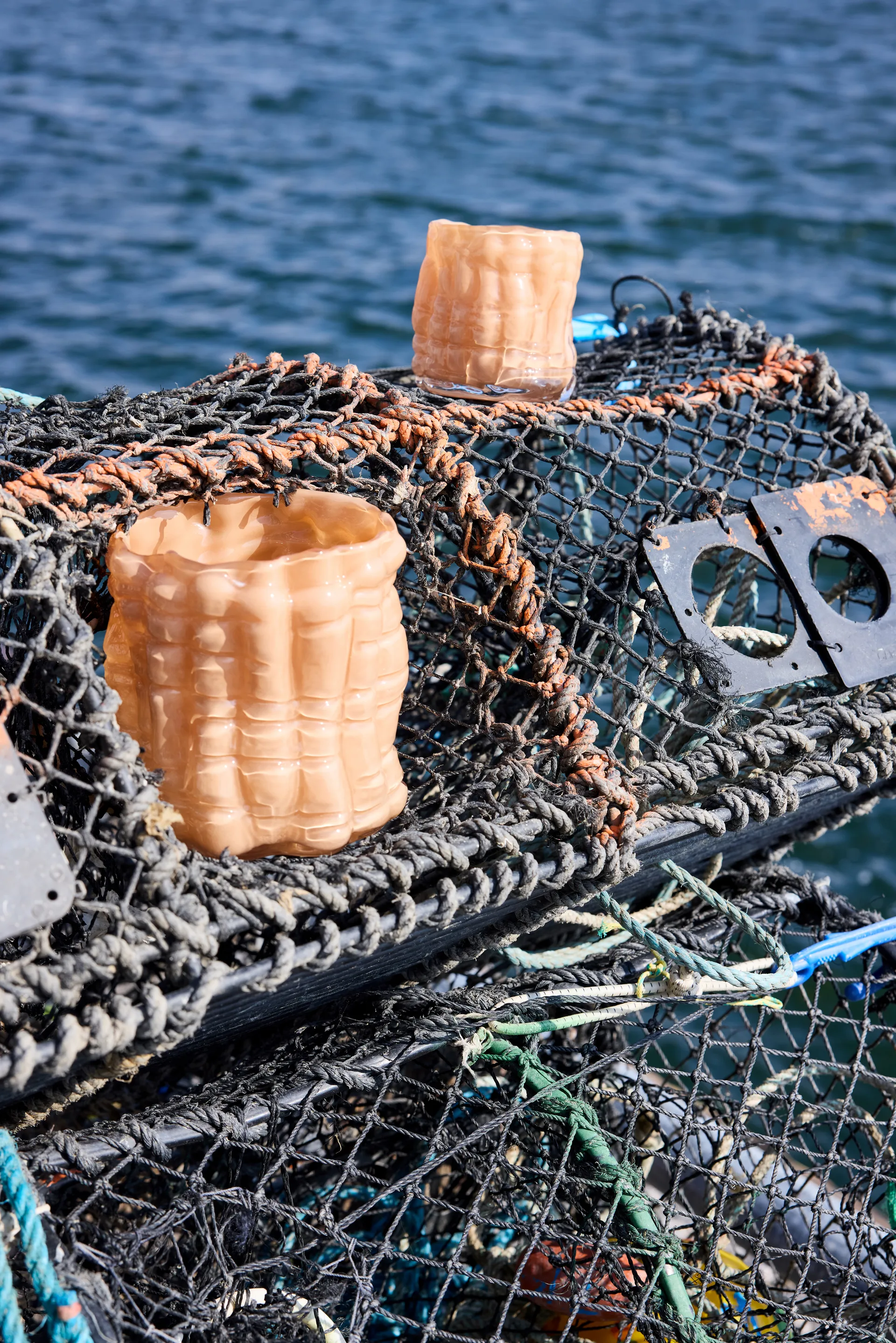 Laranne ljuslykta Ø15 cm, Persika Byon