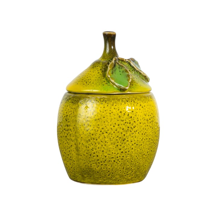 Lemon jam skål med lock 15,5 cm - Gul - Byon